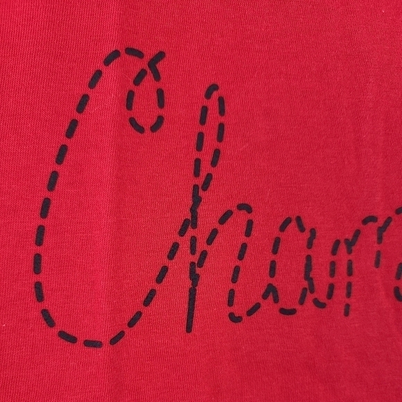 NEW Champion Red T-Shirt Tee Sz S Men's Script Logo Jersey Tee Short Sleeve. NWT - Picture 2 of 6